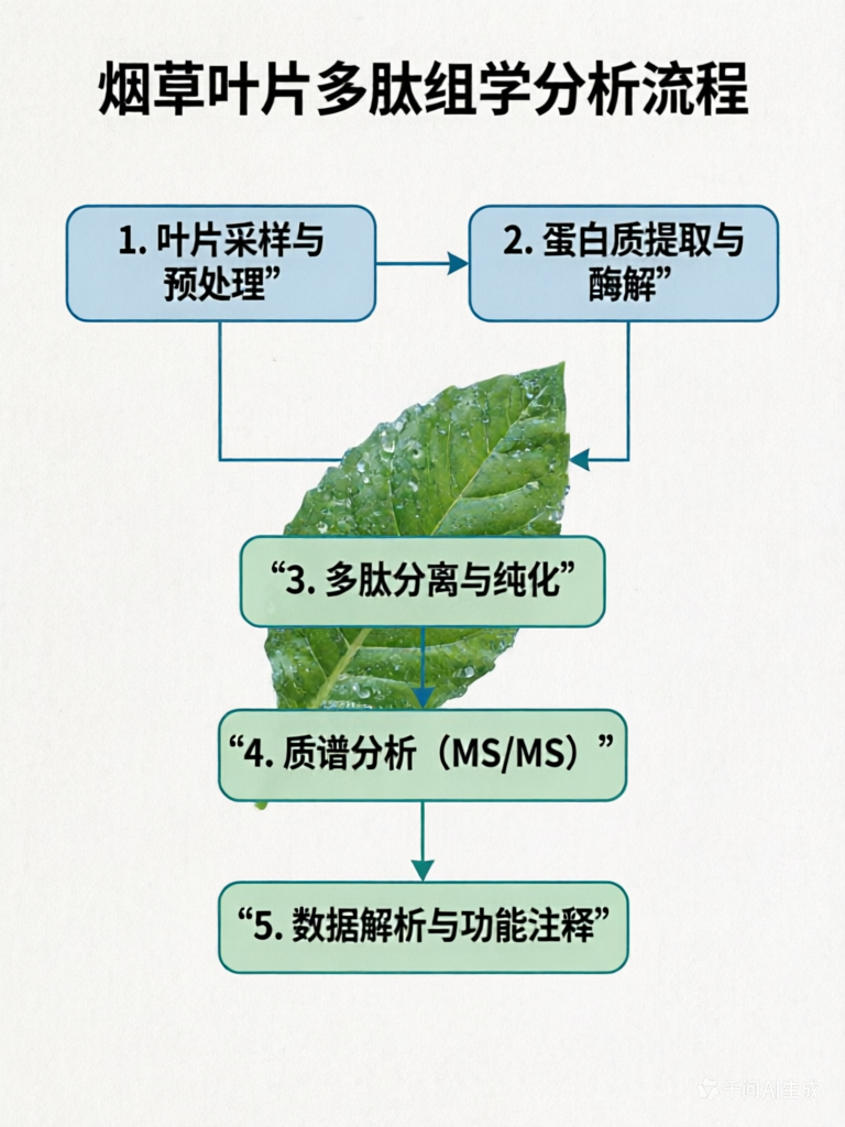 烟草叶片多肽提取