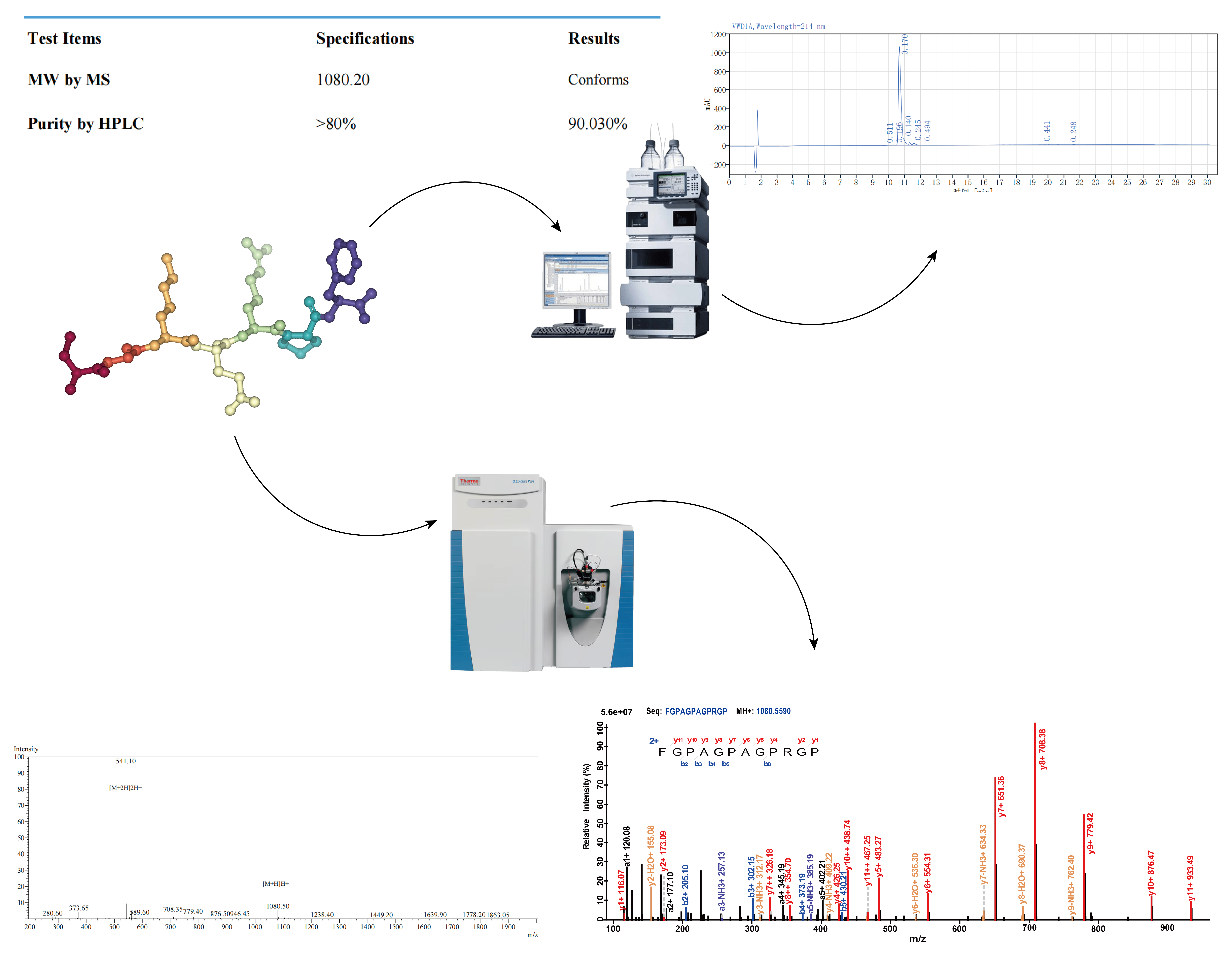 多肽药物杂质分析